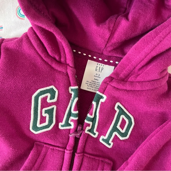 Baby Gap Purple Sweatsuit Size 0-3 months - Picture 3 of 9